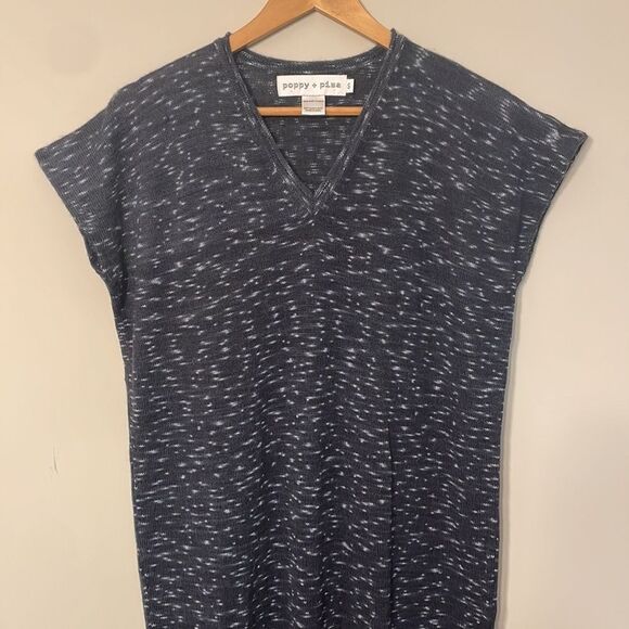 Poppy + Pima 100% Baby Alpaca Sweater Dress Size Small - Picture 4 of 12